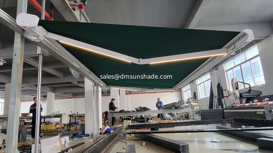 Full Cassette Awning Providing Adjustable Shade Control and Enhanced Durability Suitable for Restaurants Cafes and Homes