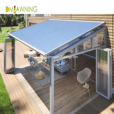 Aluminum Conservatory Sun Shade Canopy Cassette Waterproof Patio Awning