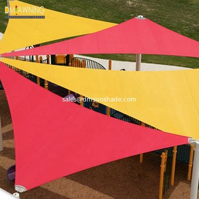 Sombra de vela de jardín duradera de HDPE para patios al aire libre