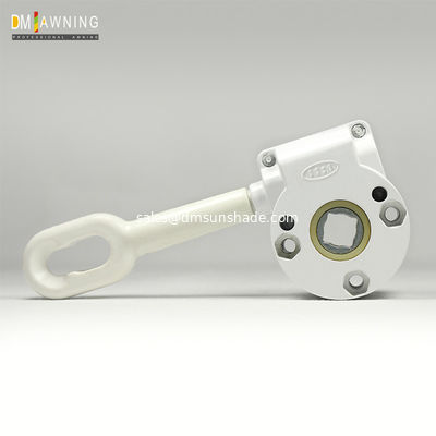 Chinese Aluminium Gear Box White Retractable Awning Gearbox Hardware